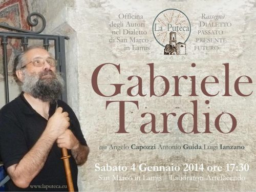Incontri sugli Autori: Gabriele Tardio (1954-2013)